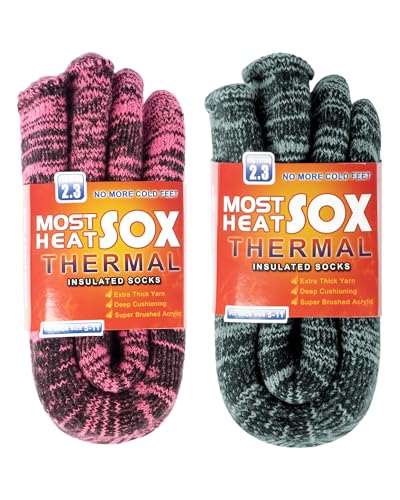 Thermal Socks for Women, Winter Warm Cold Weather Sock for Workout Outdoor Activities