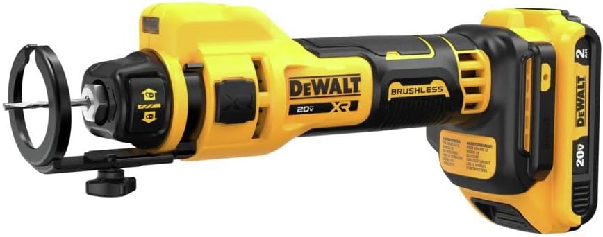 DEWALT 20V Max Bl Drywall Cutout Tool (2Ah Kit) (DCE555D2)