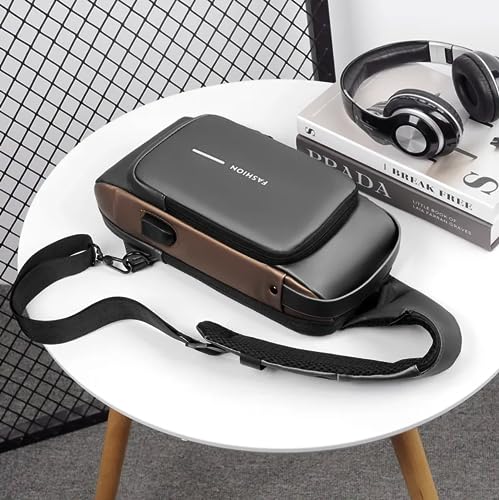 Bolsa Mochila De Ombro Anti-roubo Transversal Usb Pochete Fashion