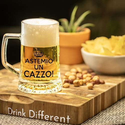 Boccale da birra astemio un caxxo idea regalo divertente - immagine 5
