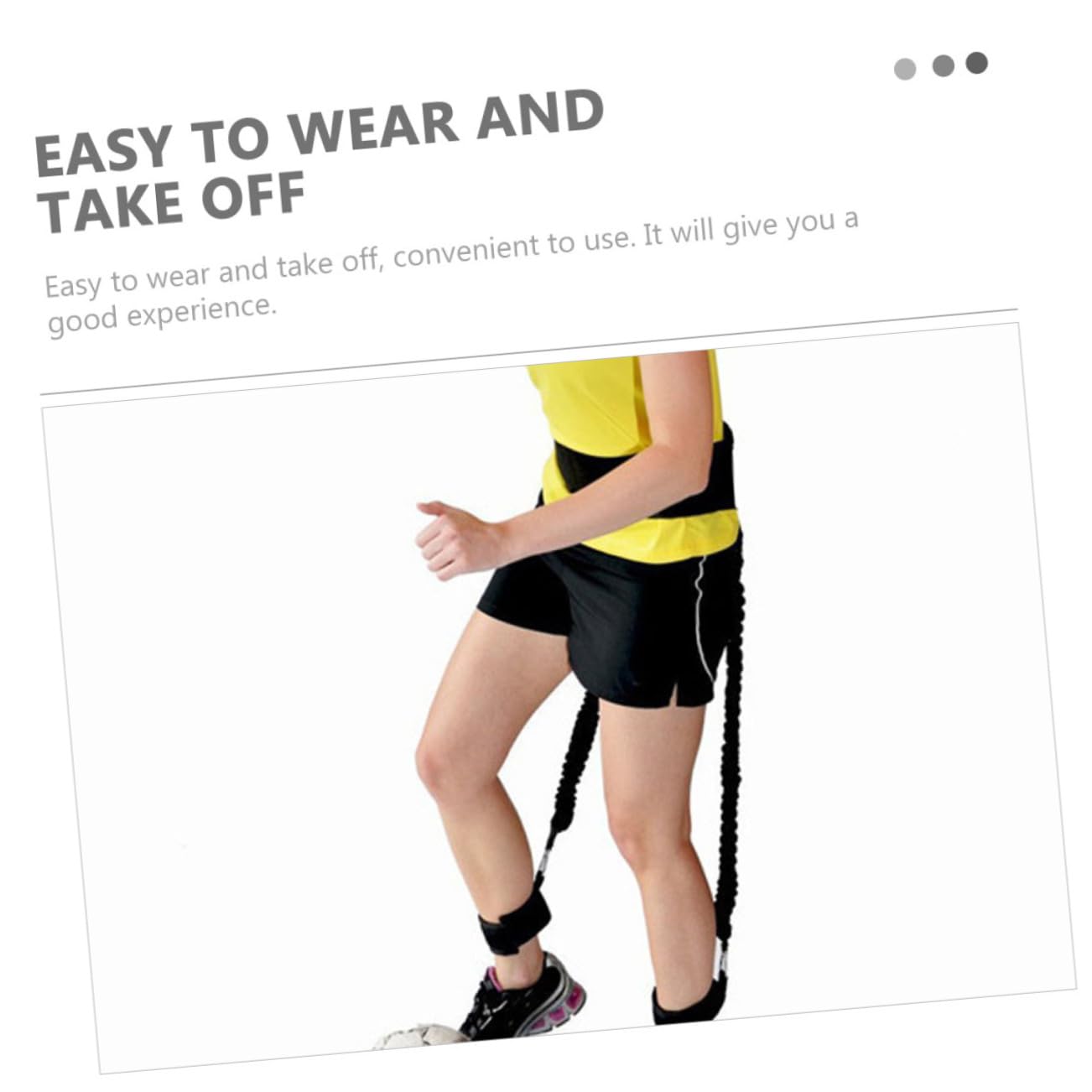 Mikinona Fasce Elastiche per Allenamento Gambe Cavigliere Regolabili in Neoprene e Pelle Rigenerata, per Allenamento Forza e Salto Sia Indoor che Outdoor