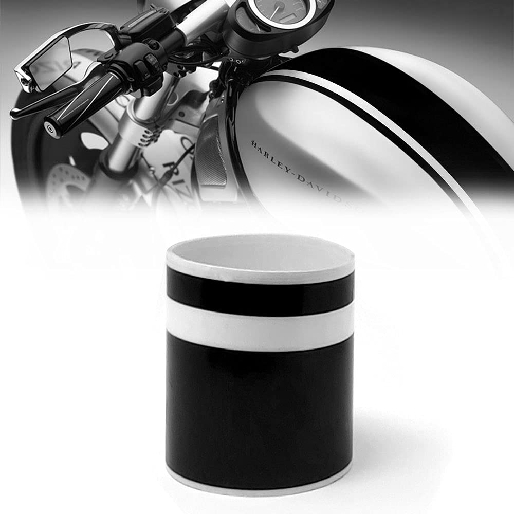 Stripes Bike R Double for Motorcycle, Black
