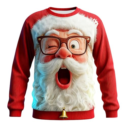 Jersey de punto rojo talla grande XXXXL para abrigarse del clima frío