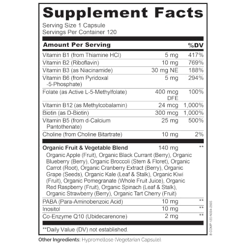 NATURELO Vitamin B Complex Capsules