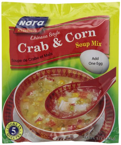 Nora Chinese Style Crab And Corn Soup Mix, 2.12-Ounce (Pack Of 6) #TOP3