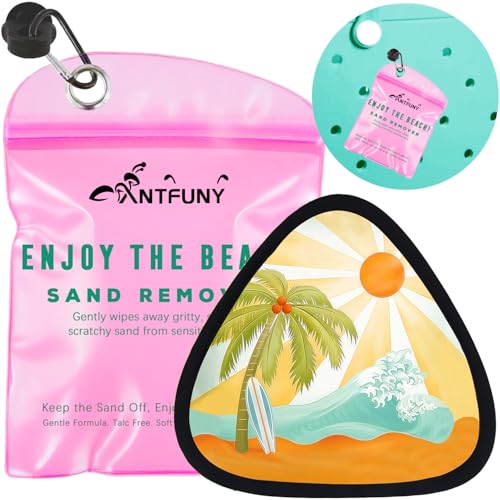 Antfuny Triangle Sand Remover for Beach Eraser Women Beach Essentials Summer Vacation Travel Hawaiian Coconut Butter Whipped Summer Vacation Must Have Hawaii Trip Essential Honeymoon Gift