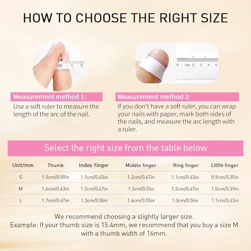 Yacey Handmade Press On Nails – Medium Coffin False Nails for Women - image 5
