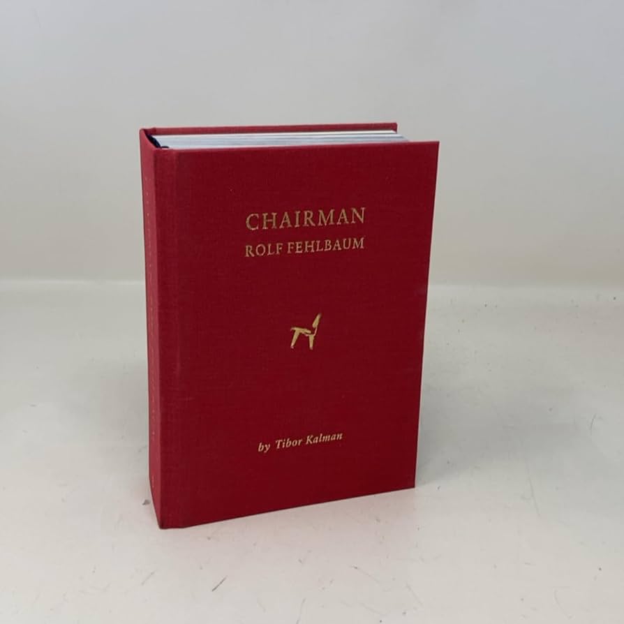【初版・サイン本】Chairman Rolf Fehlbaum 洋書 初版・サイン本】Chairman Rolf Fehlbaum 洋書