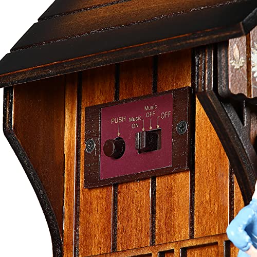 Kintrot Cuckoo Clock Antique Black Forest House Clock Tranditional Wooden Pendulum Quartz Wall Clock #TOP5