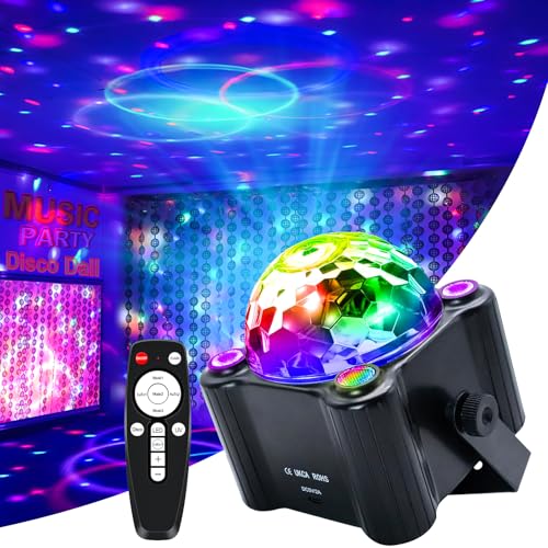 Lampe stroboscopique disco intérieure et extérieure avec contrôle sonore