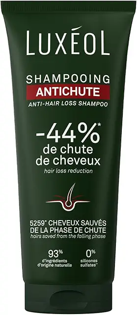Shampooing Antichute Luxéol - Volume & Brillance - Minoxidil Cheveux Femme