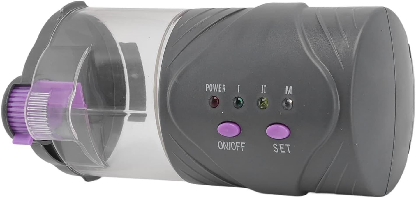 Semme Automatic Fish Feeder with Timer Intelligent Electric Fish Food Dispenser for Aquariums with Multiple Mounting Options