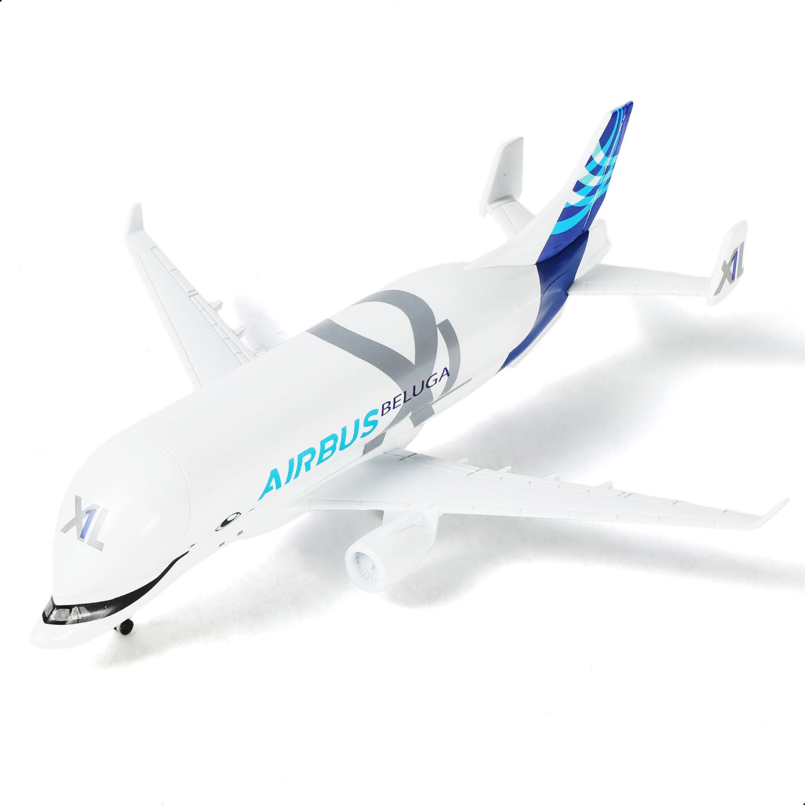 1/300 A330 Beluga XL1 Kit de modélisation d'avion en métal moulé sous Pression avec Support (7,7") pour A330-743L Super Transport Beluga, modèles d'avions à Collectionner pour Les