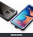 Galaxy A20 Rugged Clear Case, Galaxy A30 Case, Poetic Full-Body Hybrid Shockproof Bumper Cover, Built-in-Screen Protector, Guardian Series, Case for Samsung Galaxy A20 / Galaxy A30, Blue/Clear