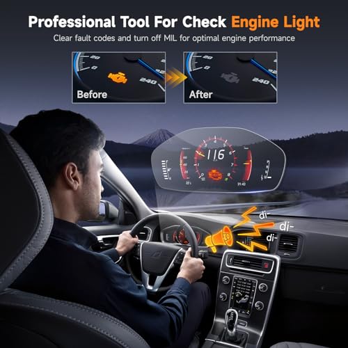 FOXWELL NT201 OBD2 Scanner Code Reader for Cars and Trucks – Reset Check Engine Light, Read and Clear Fault Codes, Live Data Diagnostic Tool for All Cars Since 1996