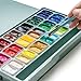 HIMI Deluxe 36 Colors Twin Cup Jelly Acrylic Paint Set, – Complete Art Kit with Pad, Spray, Palette, Brushes, Painting Knife, Foldable Frame for Beginners, Students & Artists