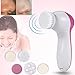 Redxiao Beauty Care Massager, 5 In 1 MultiFunction Detachable Electric Face Cleanser Massager Body Cleaner Brush Massaging Tool