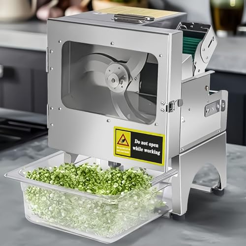 Cortadora automática de vegetales comercial 200W miniatura 1