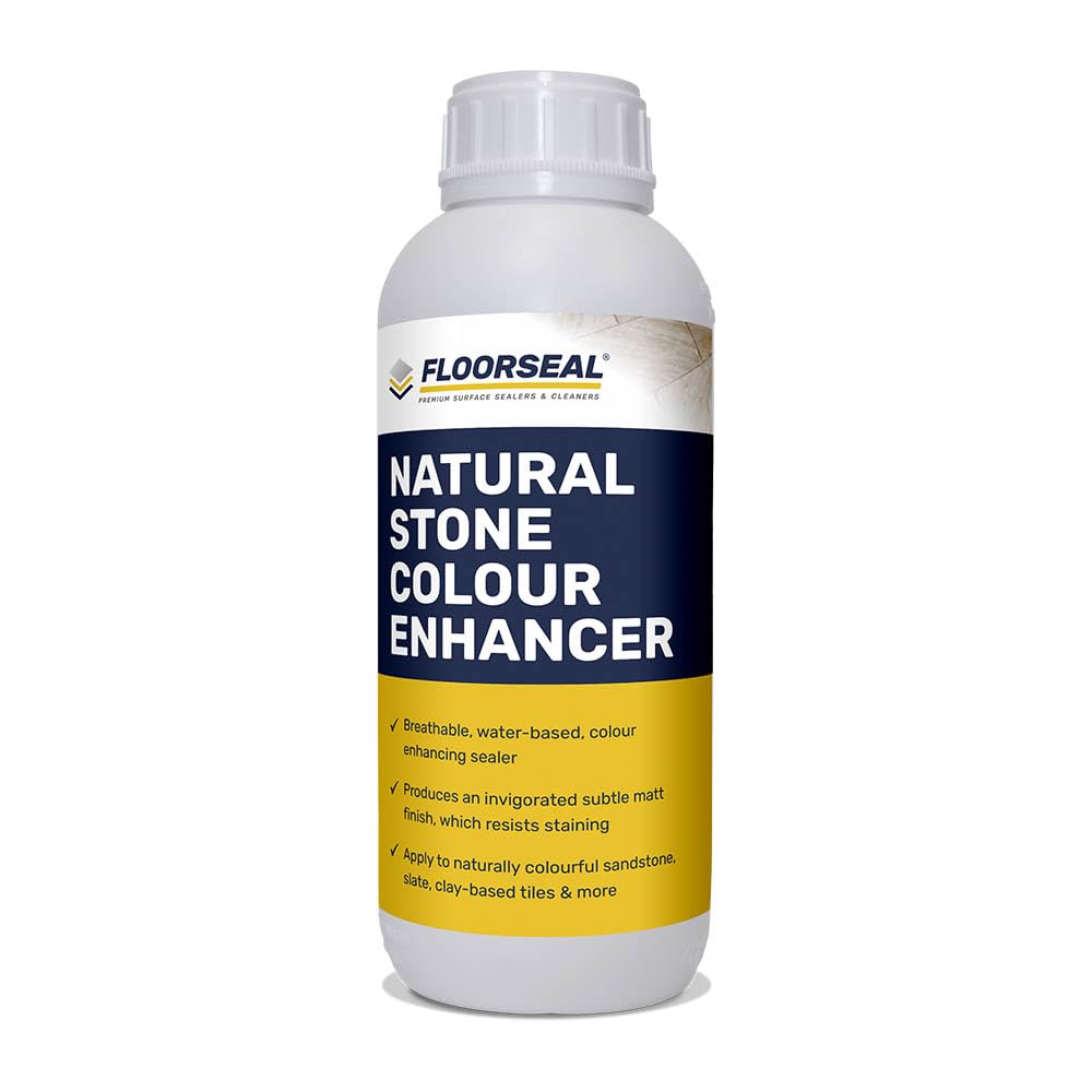 Floorseal Premium Surface Sealers & Cleaners Clear Natural Stone Colour Enhancer (1 Litre)