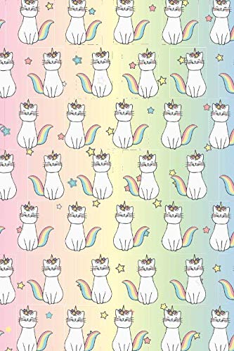 Meowgical Caticorn Book: with MORE CATICORNS INSIDE! This 6x9 inch Caticorn Journal/ Caticorn Notebook / Caticorn Diary has 121 lined pages for writing
