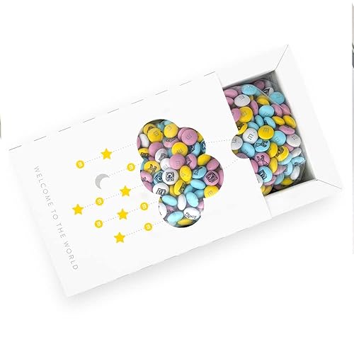Miniatura 3 de M&M'S Caja de regalo de chocolate con leche para bebés  1 libra de dulces surtidos de M&M'S con imágenes impresas para bebés, perfectas para regalos