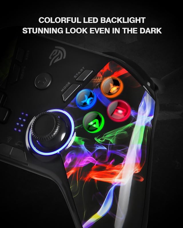 Miniatura 2 de EasySMX PC Wireless Controller, USB Controller for Computer, Laptop, PS3, Android TV BOX, Nintendo Switch and Tesla with Turbo, Dual Vibration and 4