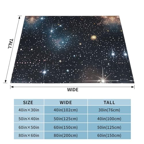 Couverture polaire en flanelle haut de gamme au motif d'étoiles - 5