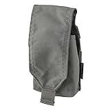 PEW Tactical BFGスタイル シングル スモークグレネードポーチ ウルフグレイ