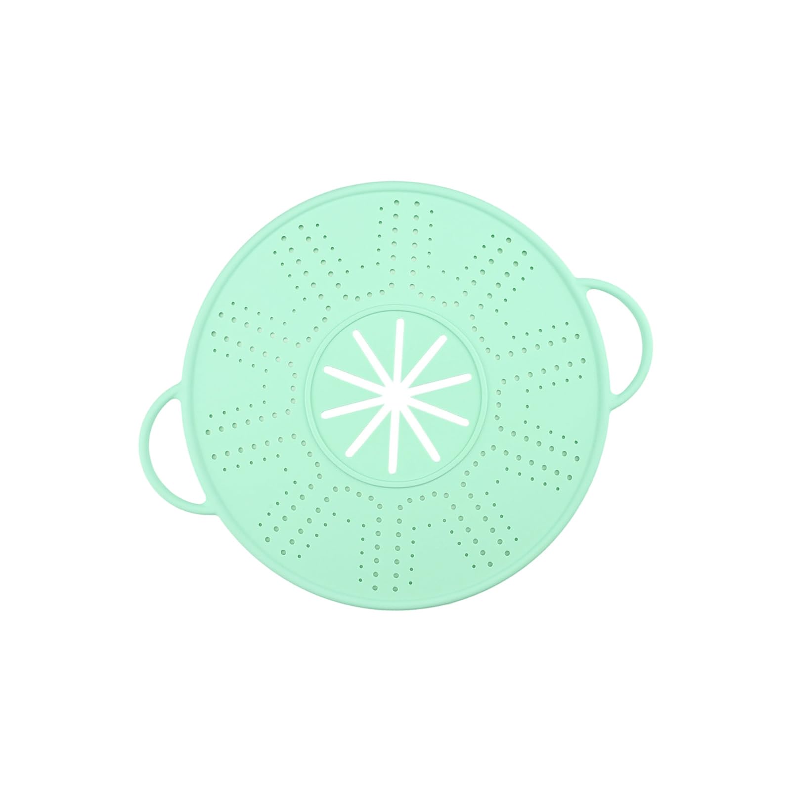 COOLHOOD Oil Spatter Protect with Strainer Net Heat Immune Elastomer Lid for Multiple Cookware Container Lid Protect