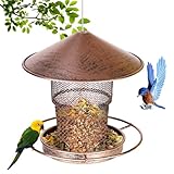 YYTECH Vogelfutterhaus Aufhängen Faltbarer Vogelfutterspender vogelhäuschen Vogelhaus Wetterfeste...