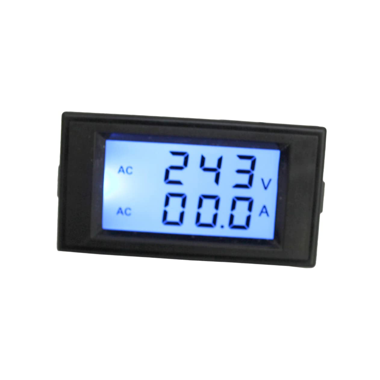DOITOOL 3stücke Lcd Digital Display Spannungs Und Strommessgerät Präzise Messung Zur Überwachung Von Geräten Einfache Installation Und Nutzung Schwarz