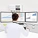 SIIG Premium Aluminum Triple Monitor Stand - Adjustable Height 3 Monitors 13