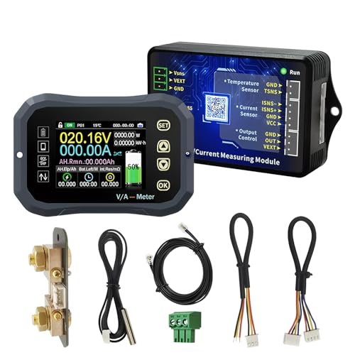 TOOLTOP KG110F/KG140F/KG160F/ 100A 400A 600A Battery Monitor Tester high-Precision Coulomb Counter...