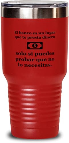 El banco es un lugar que te presta dinero, solo si puedes probar que no lo ve.