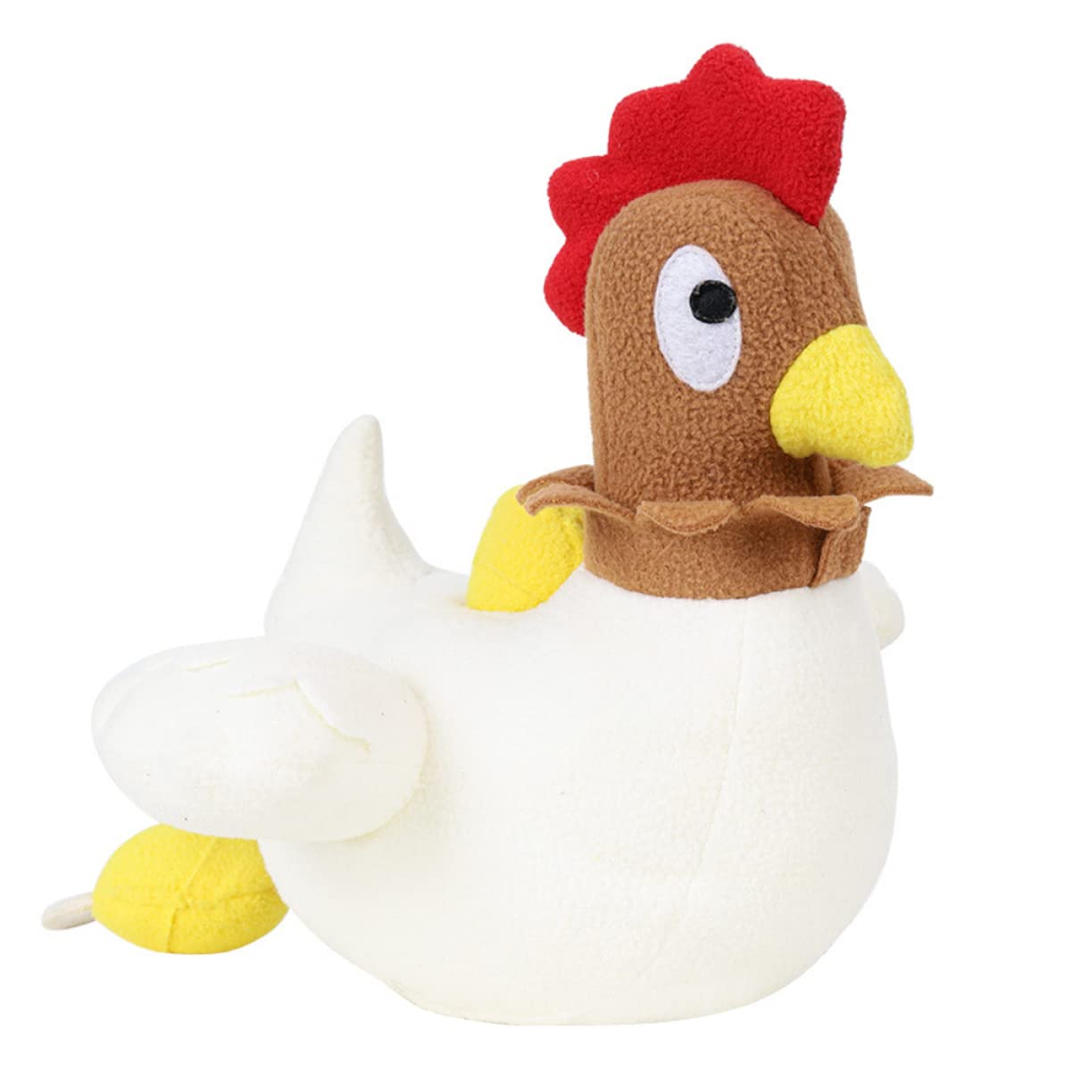 Mipcase 2 STK Henne Eier Spielzeug Hundespielzeug Kleine Hunde Süßes Hundespielzeug Ostern Huhn Spielzeug Chimmy Plüsch Hähnchen Stofftier Polarfleece Kleiner Hund Hundebiss Kind
