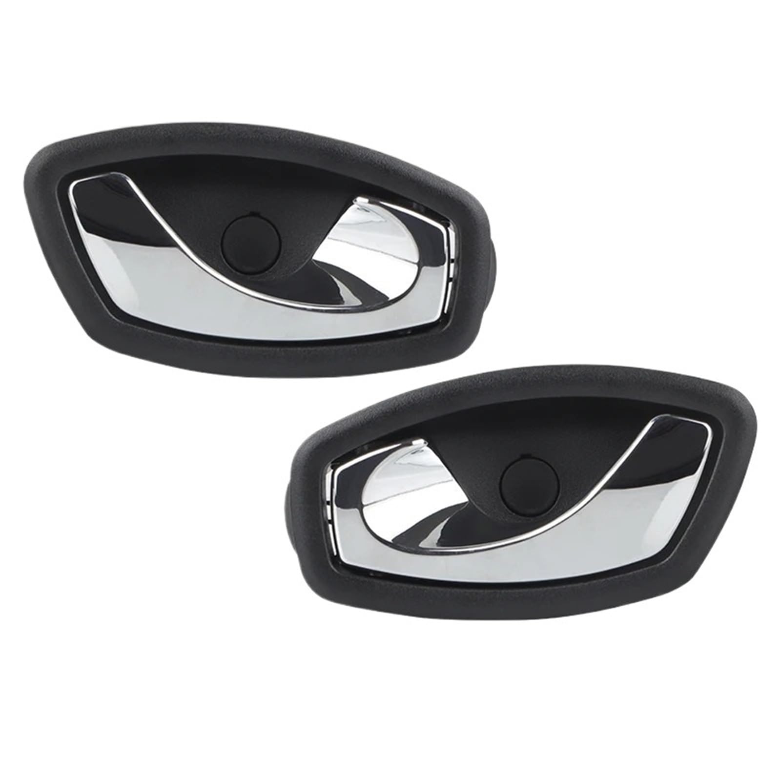 Ouokchm Car Interior Door Handle for Fluence for Scenic 2008-2016 806710001R 826720001R 80670007R 826730001R Inner Door Handle(1Pair)