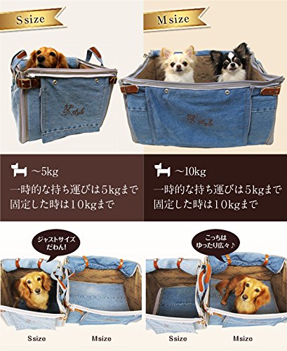 ルシアン・エ・サヨ】デニムジーンズリメイク ドライブボックス【Mサイズ】