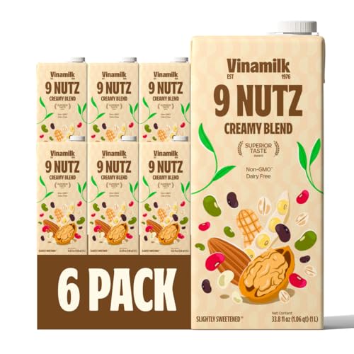 Vinamilk 9 Nutz Creamy Blend Plant-Based Milk (Pack 6)