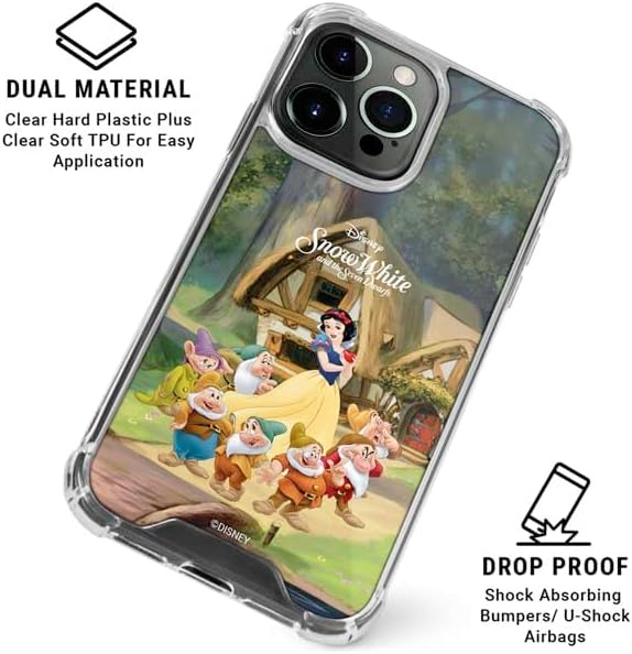 Skinit Clear Phone Case Compatible with iPhone 16 Pro Max - Officially Licensed Disney Snow White Classic Cover Design