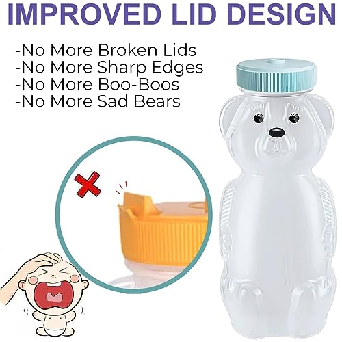 Mootikar NAIPING-1-AQUA Honey Bear Straw Cups For Babies 1 Pack, 8Oz Straw Bear Cup With Improved Safety Lid Design, Honeybear Baby Cup Straw thumb #4