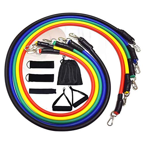 TechFit Lot de 11 bandes de résistance pour entraînement à la maison
