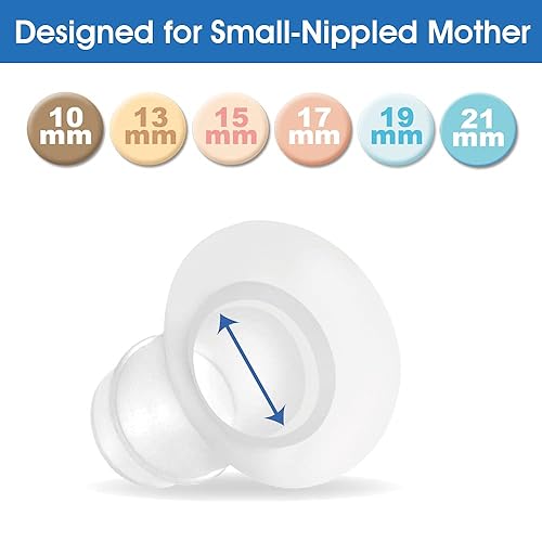 Miniatura 8 de Insertos de brida Maymom de 0.51 pulgadas (largo) compatibles con bridas Freemie de 0.984 in compatible con brida Medela PersonalFit de 0.945 in,