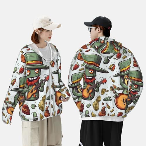 Chaqueta para hombre con protección solar UPF 50+ y capucha miniatura 2
