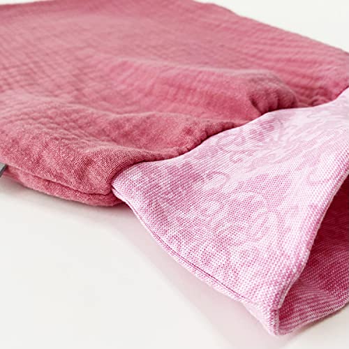 Lilakind Baby mousseline trappelzak | peuter mousseline slaapzak | Made in Germany roze maat XL - Afbeelding 4
