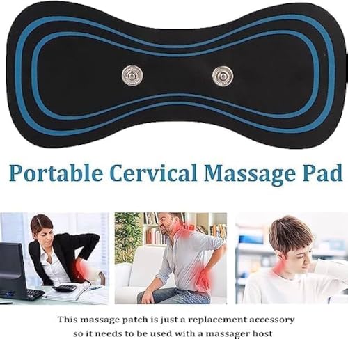Image of butterfly PAD ems massager, neck massager for cervical pain, mini massager PAD, For Shoulder,Arms,Legs(2 PCS PAD)