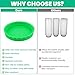 Guduling 6 Pcs Crested Gecko Food Dish,Silicone Crested Gecko Food and Water Bowl,Reptile Feeding Cups for Geckos,Isopods,Lizards,Tarantula,Small Pets,Easy Clean & 6 Colors
