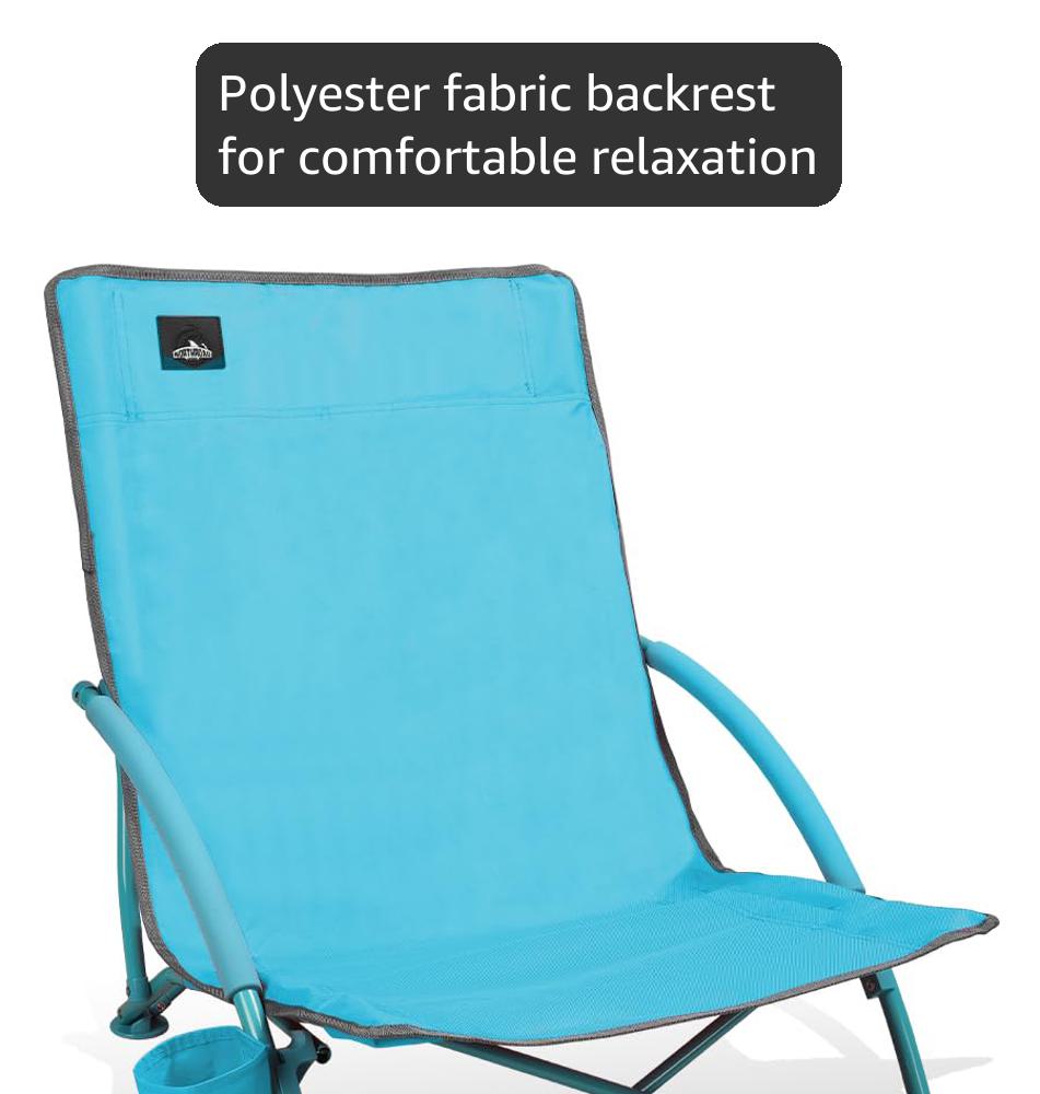 Amazon.com : NORTHROAD 2 Pack Low Folding Beach Chair,Portable