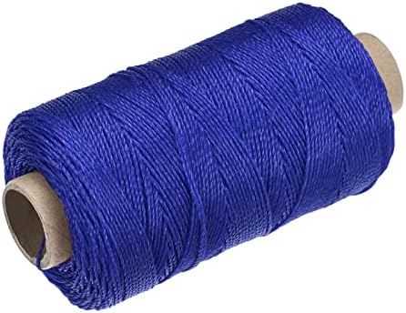MECCANIXITY Twisted Mason Line Nylon Twine String Cord Blue 100M/109 Yard 1MM Dia for Netting, Landscaping, Home Improvement, DIY Projects, Crafting, Masonry, Gardening