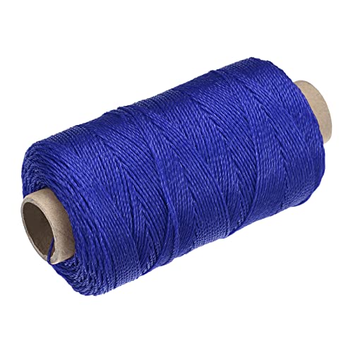 sourcing map Torcida Albañil Línea Nylon Cordel Cuerda Cordón Azul 100M/109 Yardas 1mm Diámetro para Redes, Paisajismo, Hogar Mejora, Bricolaje Proyecto, Artesanía, Albañilería