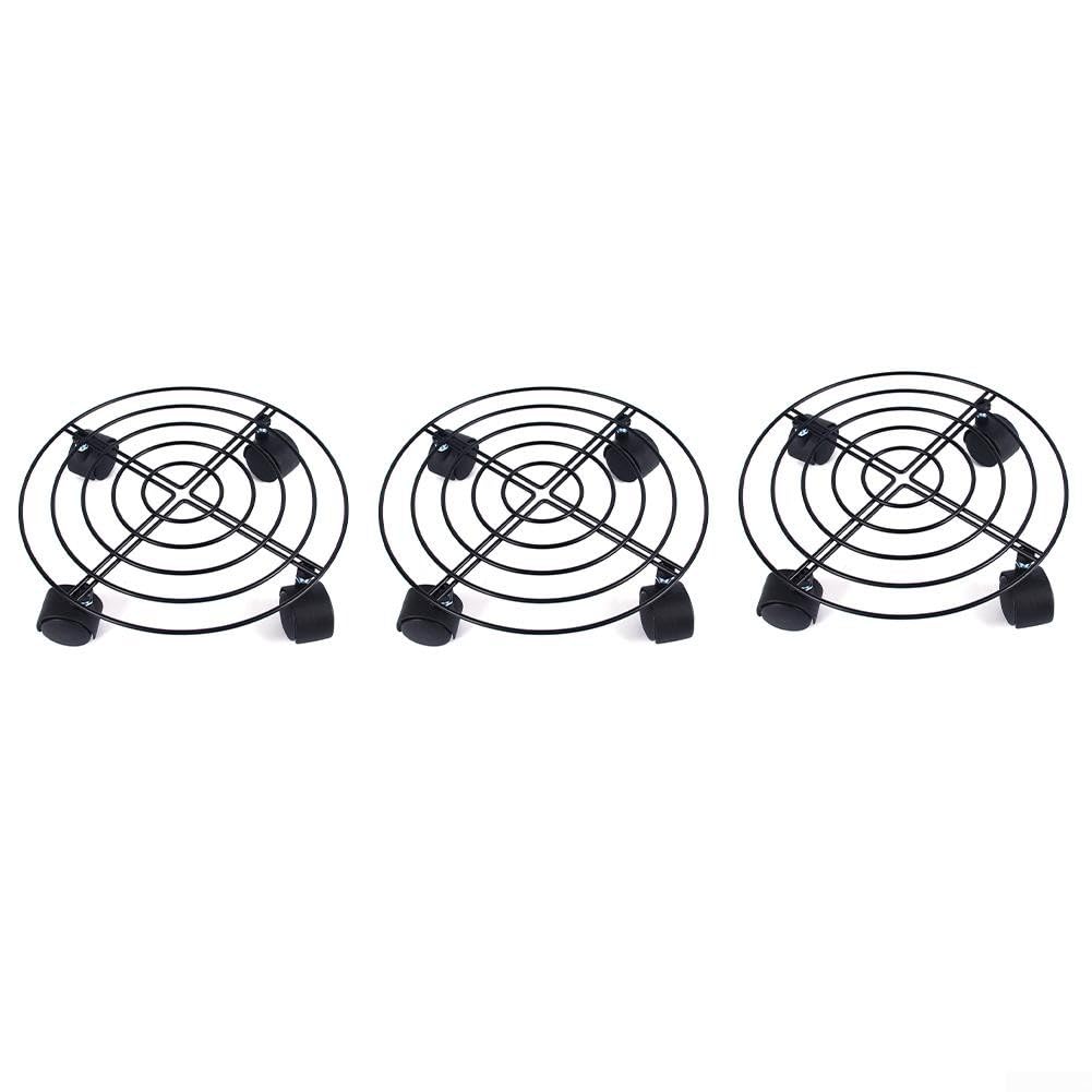 Chariot en métal pour plantes pour déplacer vos pots lourds sans effort lot de 3